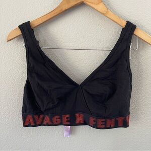 Savage X Fenty Bralette Black Caviar Size 1X